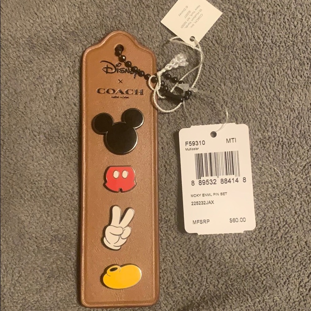 Disney x Coach Mickey Mouse pins